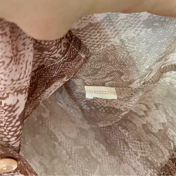 *Made in Italy* No-Nà Cropped Blouse in Blush XS 0 - Picture 6 of 6